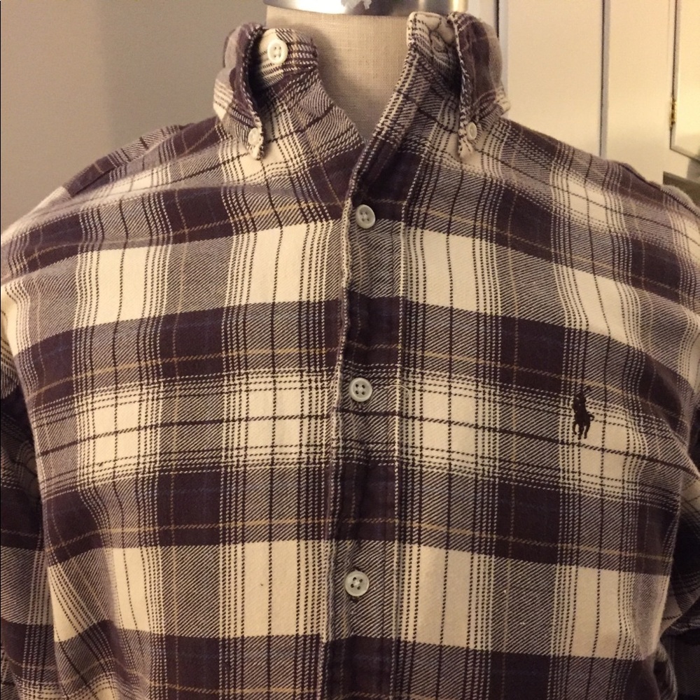 RALPH LAUREN COTTON SHIRT L